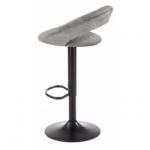 Hoker regulowany H-102 popielaty welur