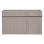 Szafka pod umywalkę Iconic Cashmere 80 cm, szarobeżowa, lamele