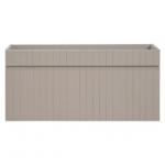 Szafka pod umywalkę Iconic Cashmere 100 cm, szarobeżowa, lamele
