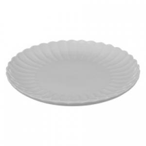 Talerz obiadowy Romy 26,6 cm, porcelanowy, biały