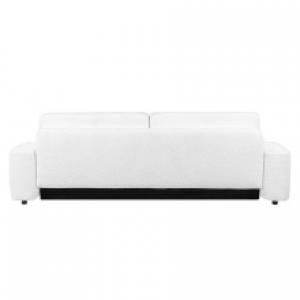Sofa rozkładana Bouli z pojemnikiem biała boucle
