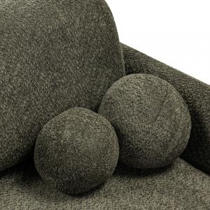Sofa z funkcją spania i pojemnikiem Nest, zielona