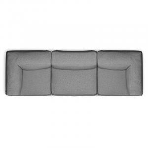 Sofa modułowa do ogrodu Vacuum VI z pokrowcem, szara