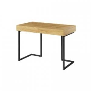 Biurko Teen Flex 110 cm hikora naturalna/czarne nóżki