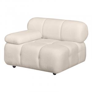 OU-1560 Moduł lewostronny Fluf Big jasnobeżowy, boucle