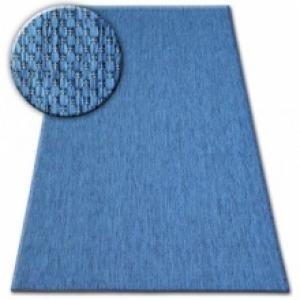 Dywan sznurkowy Roco gładki niebieski wewnętrzny/zewnętrzny