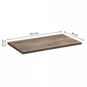 Blat łazienkowy Santa Fe Oak 60 cm dąb