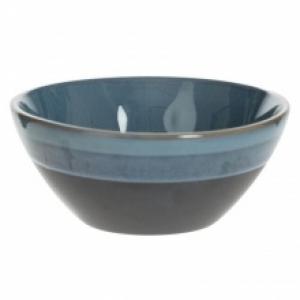 Miska ceramiczna Lagune niebieska/czarna