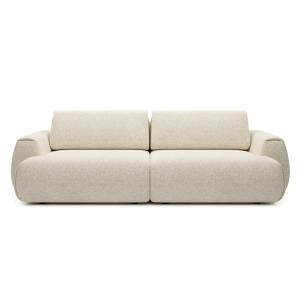 Sofa z funkcją spania i pojemnikiem Pocket, jasnobeżowa