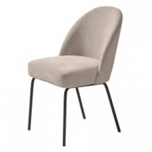 Krzesło tapicerowane Adrien szare