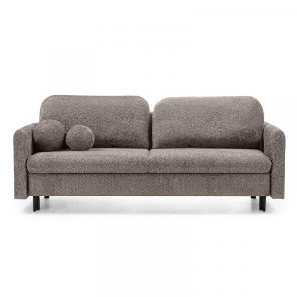 Sofa z funkcją spania i pojemnikiem Nest, taupe
