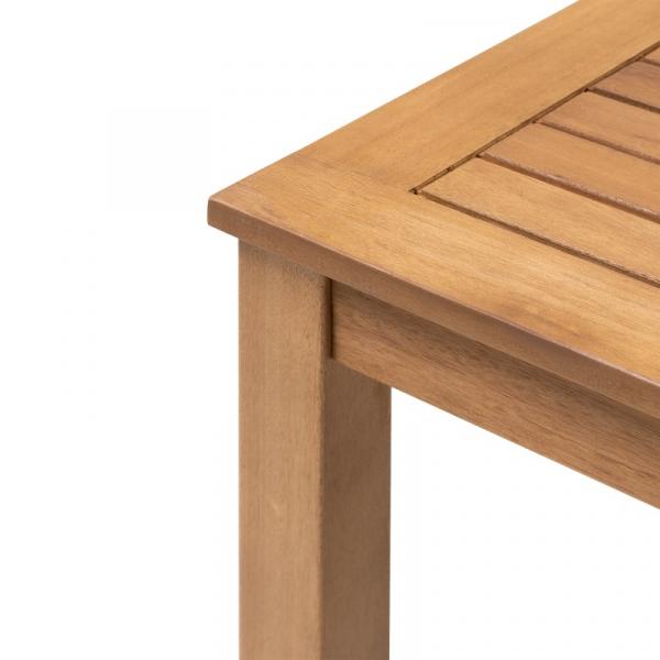 Stół ogrodowy Familis, 160 cm, teak look, drewno eukaliptusowe FSC