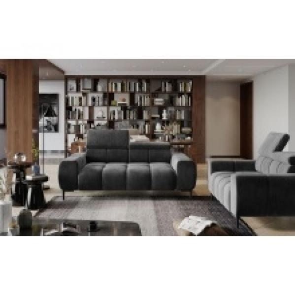 Sofa trzyosobowa Plaza 3 z regulowanymi zagłówkami