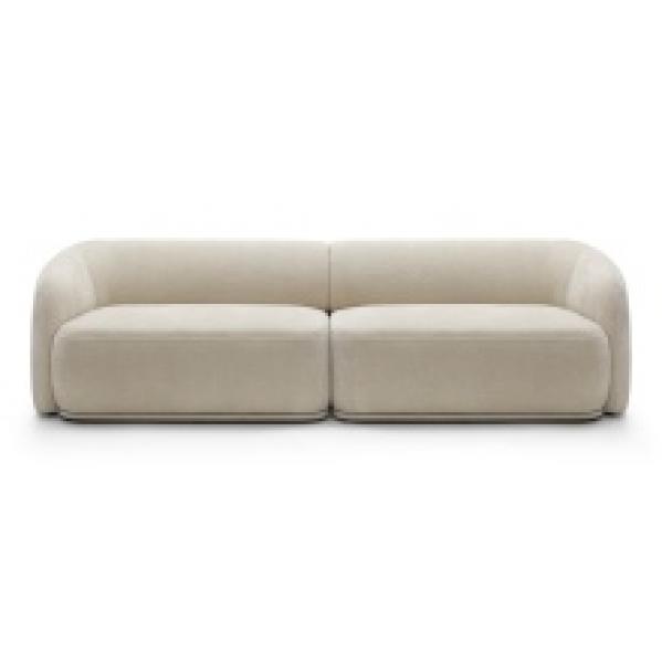 Sofa modułowa Nobo, obłe kształty