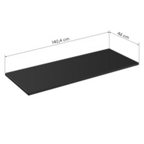 Blat łazienkowy Santa Fe Black 140 cm czarny