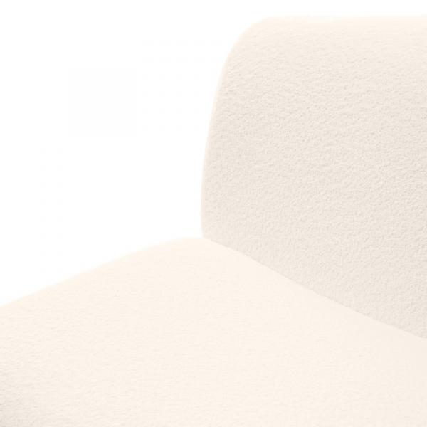 OU-1251 Fotel obrotowy Amara kremowy, boucle
