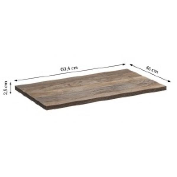 Blat łazienkowy Santa Fe Oak 60 cm dąb