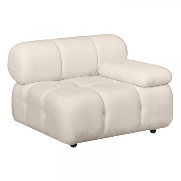 OU-1559 Moduł prawostronny Fluf Big jasnobeżowy, boucle