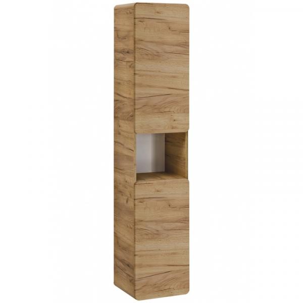Szafka łazienkowa słupek Aruba 170x35x32 cm dąb craft złoty
