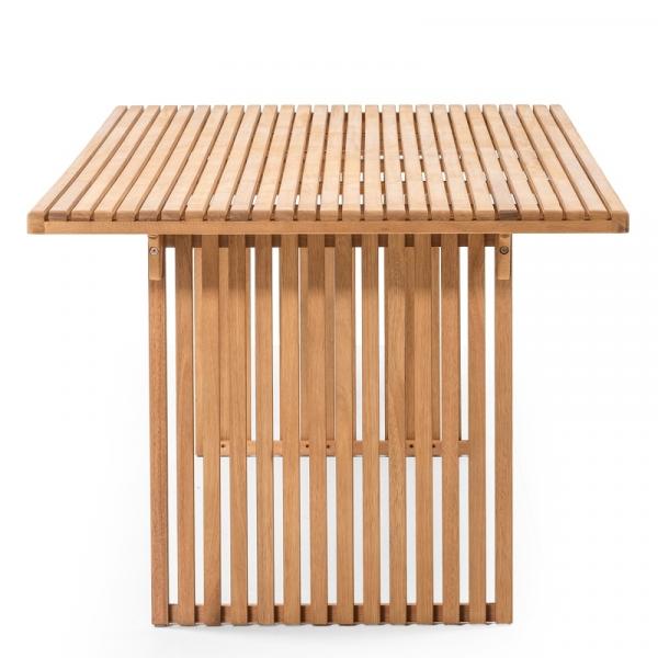 Stół ogrodowy Familis ll, 240 cm, teak look, drewno eukaliptusowe FSC