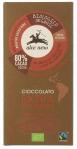 Alce Nero − Czekolada gorzka z ziarnami kakaowca fair trade bezglutenowa BIO − 100 g