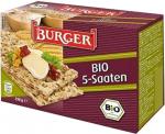 PIECZYWO CHRUPKIE RAZOWE 5 ZIAREN BIO 250 g - BURGER