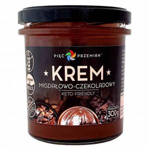 Pięć Przemian - Krem migdałowo czekoladowy Keto - 300 g