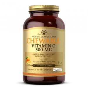 Chewable Vitamin C 500 mg - Witamina C do ssania Pomarańczowa (90 tabl.)