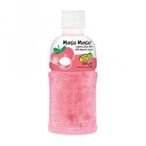 Mogu Mogu − Napój o smaku liczi z kawałkami galaretki kokosowej − 320 ml