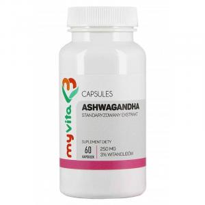 Myvita Ashwagandha Standa.3% 250 Mg 60 K