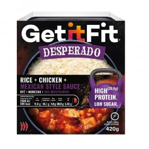 Get it Fit − Desperado, ryż z kurczakiem w sosie meksykańskim − 420 g