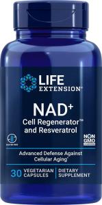 Life Extension − NAD+ Cell Regenerator and Resveratrol − 30 kaps.