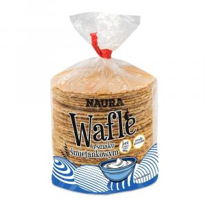 Wafle pszenne o smaku śmietankowym 100g