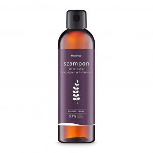 Fitomed − Herbata i henna, szampon do włosów koloryzowanych ciemnych − 250 g