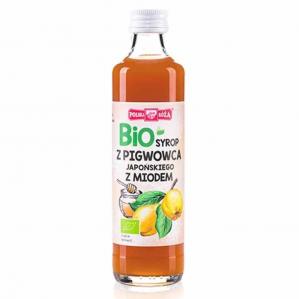 Polska Róża − Bio syrop z pigwowca z miodem − 250 ml