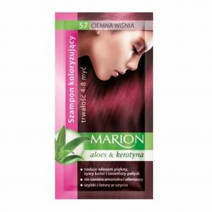 Marion - Szampon koloryzujący 4-8 myć nr 57 ciemna wiśnia