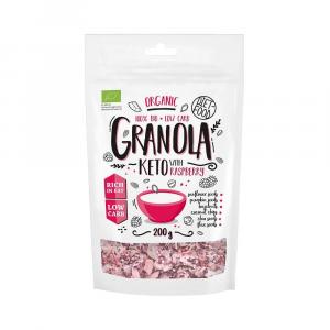 Diet Food − Keto granola z malinami BIO − 200 g