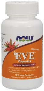 EVE Superior Womens Multi - Multiwitamina i Składniki Mineralne dla Kobiet EVE bez Żelaza (120 kaps.)
