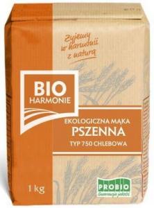 MĄKA PSZENNA CHLEBOWA TYP 750 BIO 1 kg - PROBIO (BIOHARMONIE)