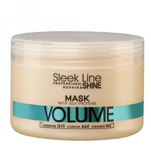 Sleek Line Repair Volume Mask maska do włosów z jedwabiem zwiększająca objętość 250ml