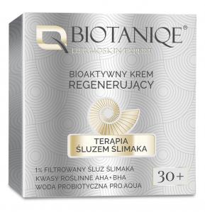 Biotaniqe, Terapia Śluzem Ślimaka, BioAktywny Krem Regenerujący 30+, 50 ml