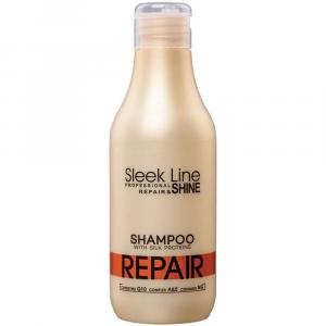 Sleek Line Repair Shampoo szampon z jedwabiem do włosów zniszczonych 300ml