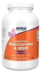 Glucosamine & MSM vegetarian - Glukozamina i MSM (240 kaps.)
