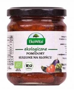 EkoWital − Pomidory suszone na słońcu w oleju BIO − 180 g