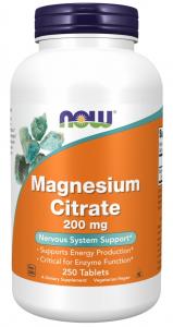 Magnesium Citrate - Cytrynian Magnezu 200 mg (250 tabl.)