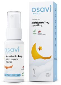OSAVI Melatonina 1 mg z passiflorą - smak wiśniowy (25 ml)
