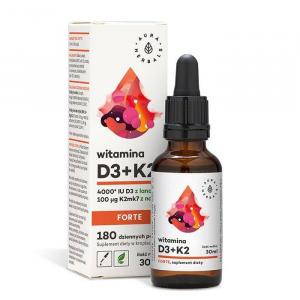 Aura herbals - Witamina D3 + K2 forte - 30 ml