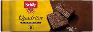 Schar − Quadritos, wafelki w czekoladzie bezgl. − 40 g