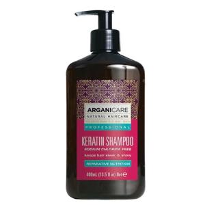 Arganicare − Keratin Shampoo, szampon keratynowy − 400 ml
