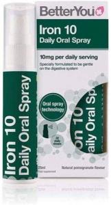 BetterYou − Iron 10 Daily Oral Spray, żelazo − 25 ml